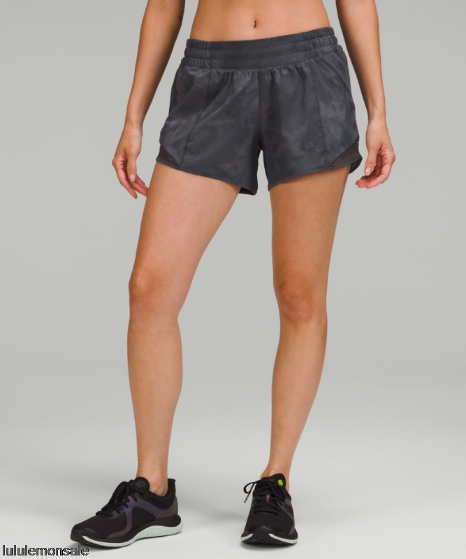 Lululemon Damen DELULU272 | Graphitgrau Hotty Hot Low-rise Gefütterte Shorts 4
